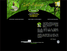 Tablet Screenshot of inf-faune.net